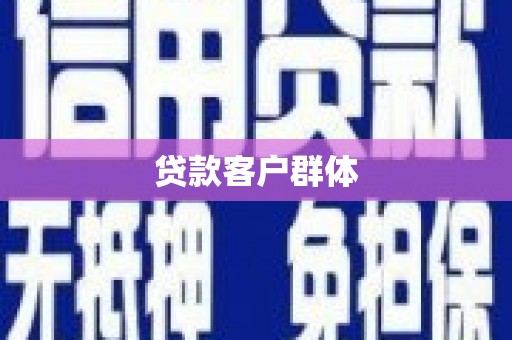 和林格尔贷款客户群体