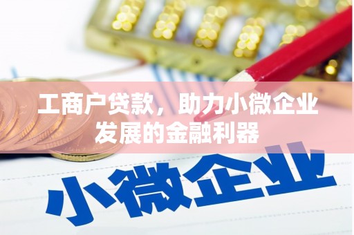 和林格尔工商户贷款，助力小微企业发展的金融利器