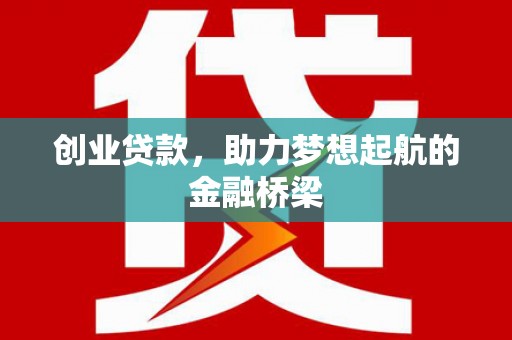 和林格尔创业贷款，助力梦想起航的金融桥梁