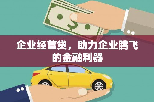 和林格尔企业经营贷，助力企业腾飞的金融利器