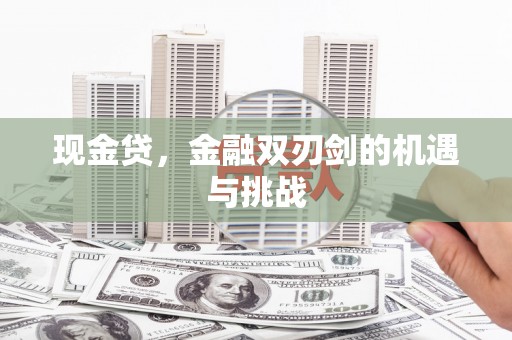 和林格尔现金贷，金融双刃剑的机遇与挑战