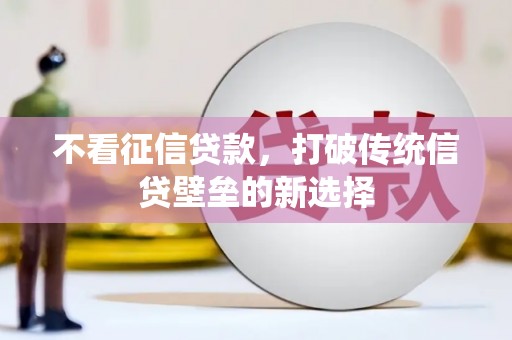 和林格尔不看征信贷款，打破传统信贷壁垒的新选择