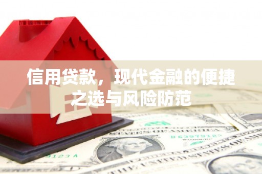 和林格尔信用贷款，现代金融的便捷之选与风险防范