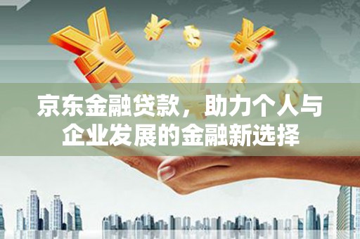 和林格尔京东金融贷款，助力个人与企业发展的金融新选择