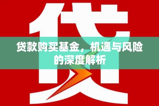 和林格尔贷款购买基金，机遇与风险的深度解析