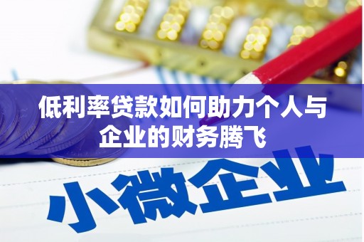 和林格尔低利率贷款如何助力个人与企业的财务腾飞