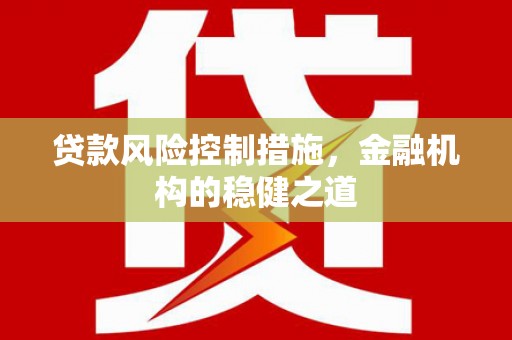和林格尔贷款风险控制措施，金融机构的稳健之道