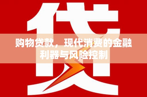 和林格尔购物贷款，现代消费的金融利器与风险控制