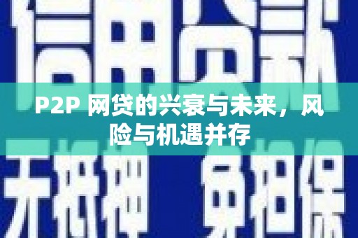 和林格尔P2P 网贷的兴衰与未来，风险与机遇并存
